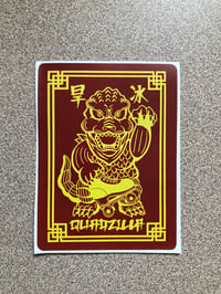 Lucky Zilla sticker 