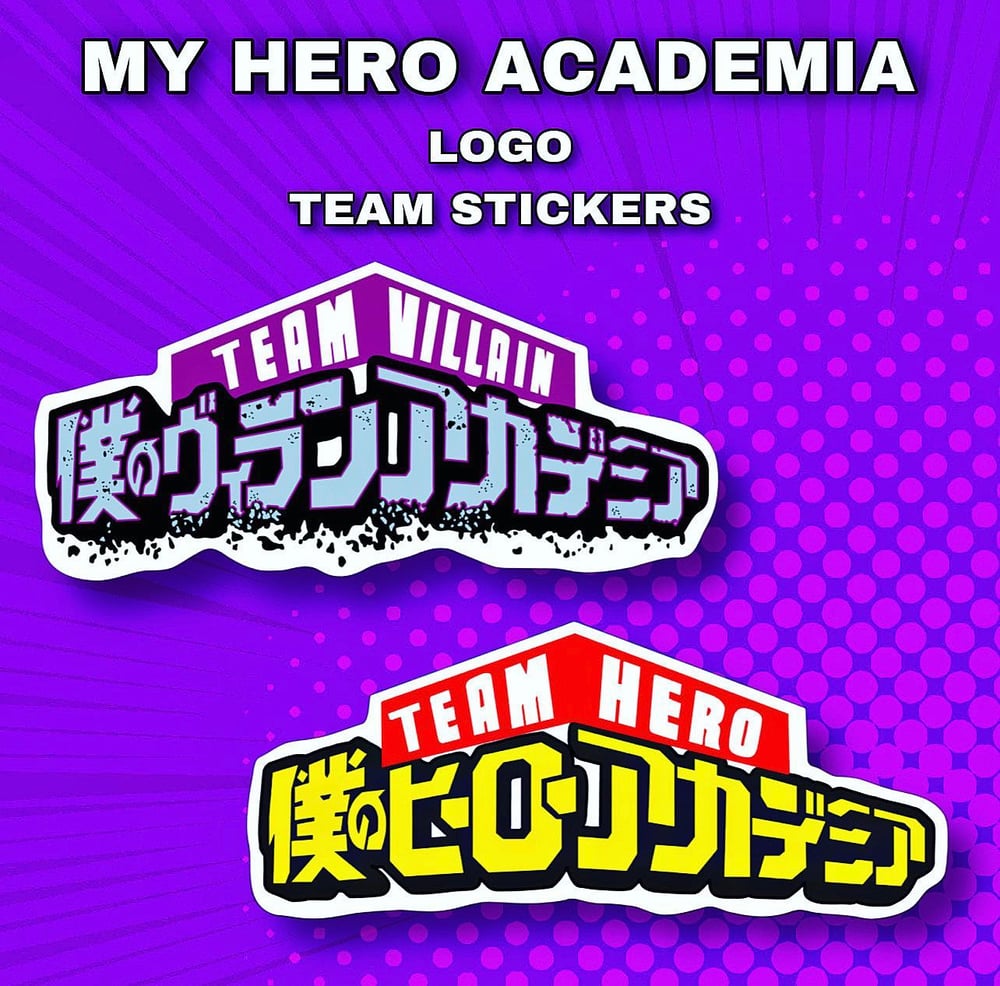 Image of MHA Team Stickers 