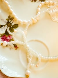 Image 2 of 🎀 Pearl Bow Mini Necklace