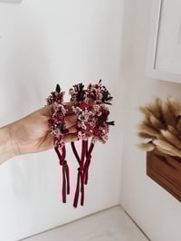 Image 12 of Festive red roses wreath halo