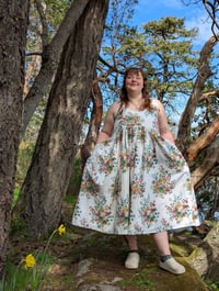 Image 1 of Springtime Florals Tank Dress