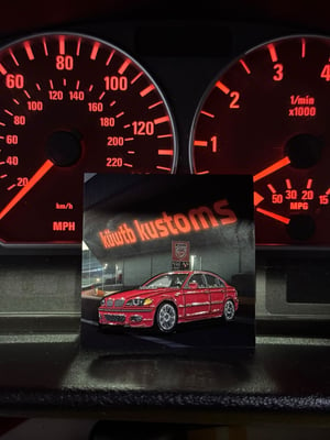 Image of KUWTB Kustoms E46 330i ZHP Imola Red