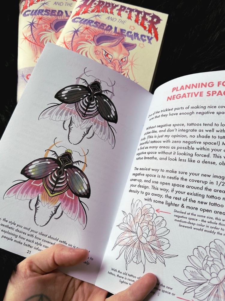 H*rry P*tter & the Cursed Legacy - Cover-Up Tattoo Zine