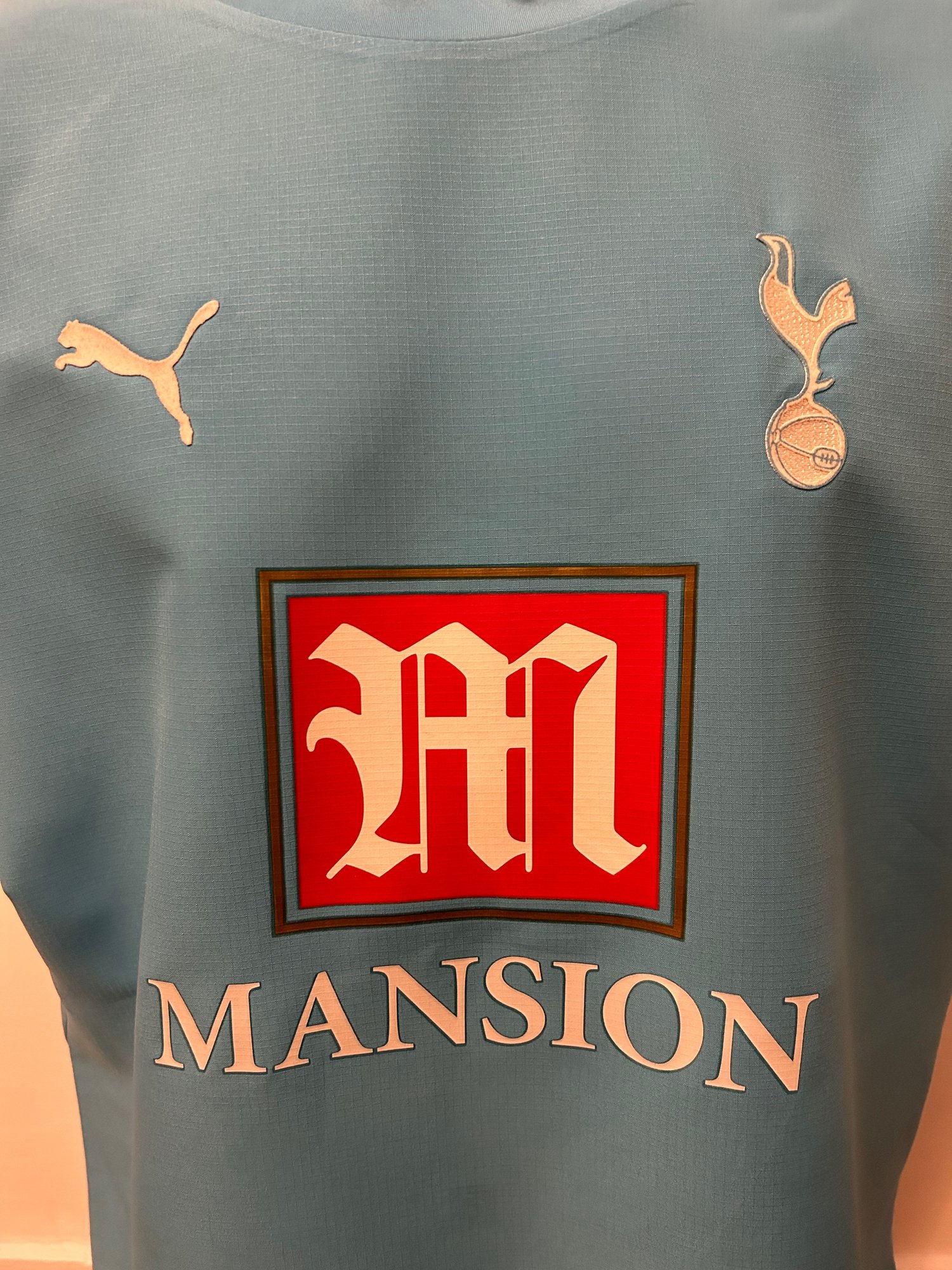 Image of Tottenham Hotspur “DEFOE 18” 2006/07 Away Shirt + PL patches (L)