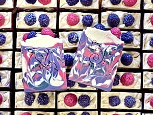 Image of Black Raspberry Vanilla Goat Milk Soap