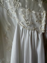 Image 12 of 1970s Draped Dress & Veil
