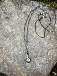 Image 1 of Teeny Tiny Skull Necklace