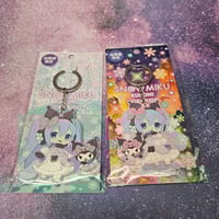 Hokkaido Kuromi x Snow Miku Rubber Keychain