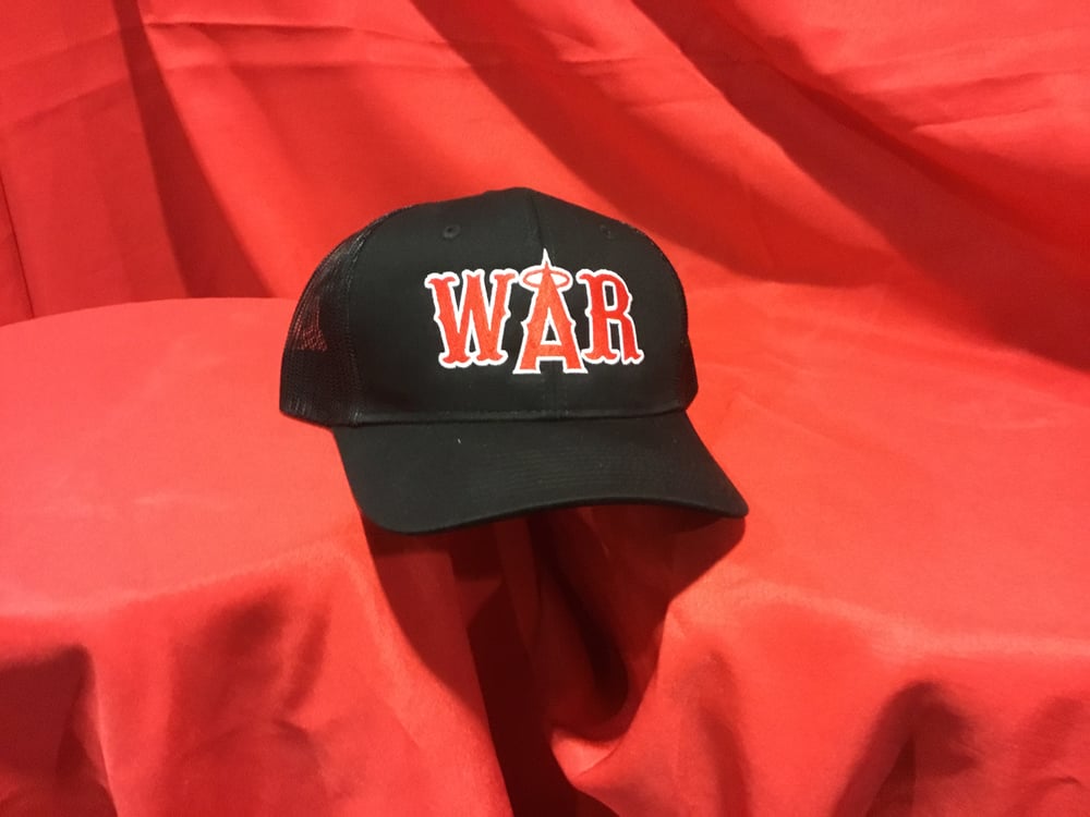 Black WAR Snap back Hat