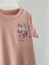 Image 1 of Daddy and Me Pink Elephant T-Shirt