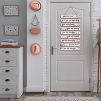 Image 3 of 1Set Inspirational Floral Wall Decor You Are Amazing Beautiful Love Quotes Wooden Art Wall Sign Posi