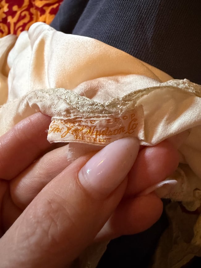 1920s 30s silk and lace slip dress gown lingerie