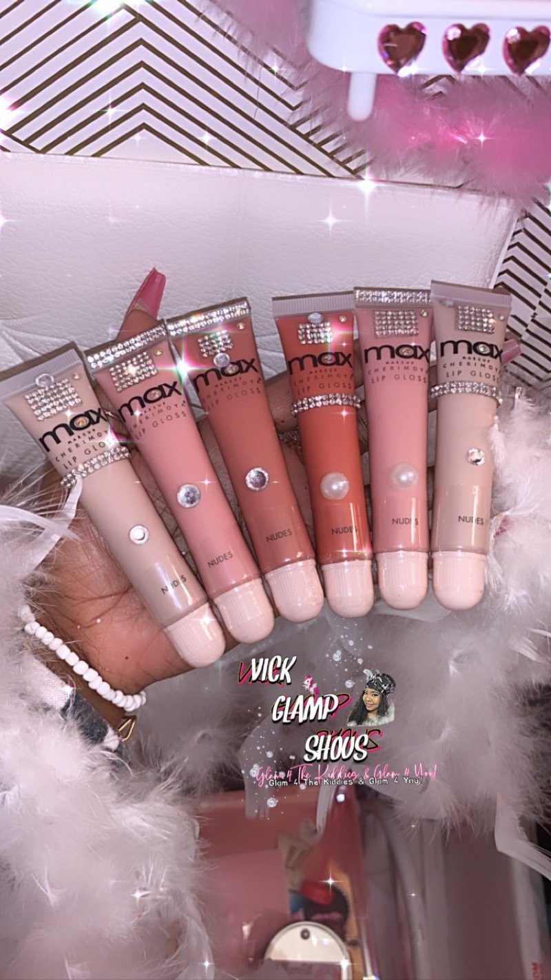 Image of 💖GlampShous Max Cherimoya Nude Collection Lip-Gloss