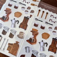 Image 2 of 'Coffee Essentials' Sticker Sheet