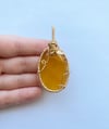 Yellow Onyx Pendant 