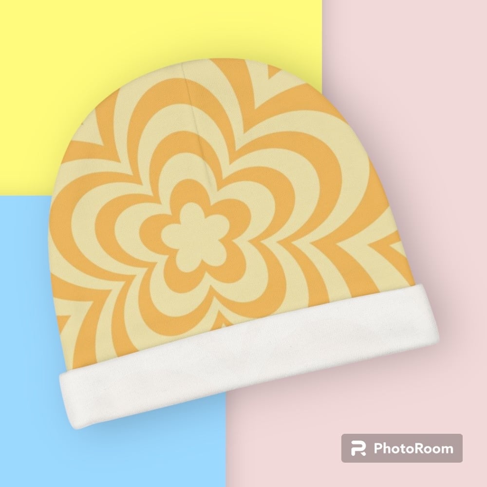 Image of FLWR PWR baby beanie