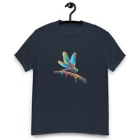 Image 3 of Unisex classic tee, Luminous Dragonfly on Branch Tee