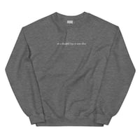 Image 16 of THE MCDREAMY CREWNECK - CURSIVE WHITE