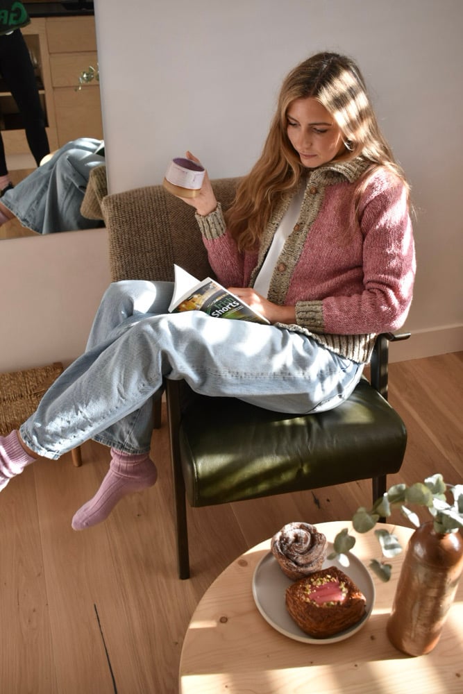 Crop Cardigan - Handmade in Ireland | Bramble Green Knitwear