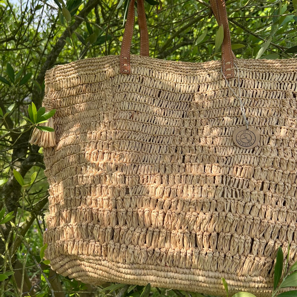Image of Grand Sac en Raphia TISIA