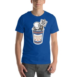 Image of Death before decaf RWK X Archer Valentine collab shirt