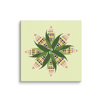 Image 1 of Sacred Corn Mandala. High Resolution Canvas Print with wood backing
