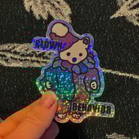 Image 4 of Holographic Circus Mouse sticker