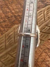 Image 5 of square native inlay statement ring 