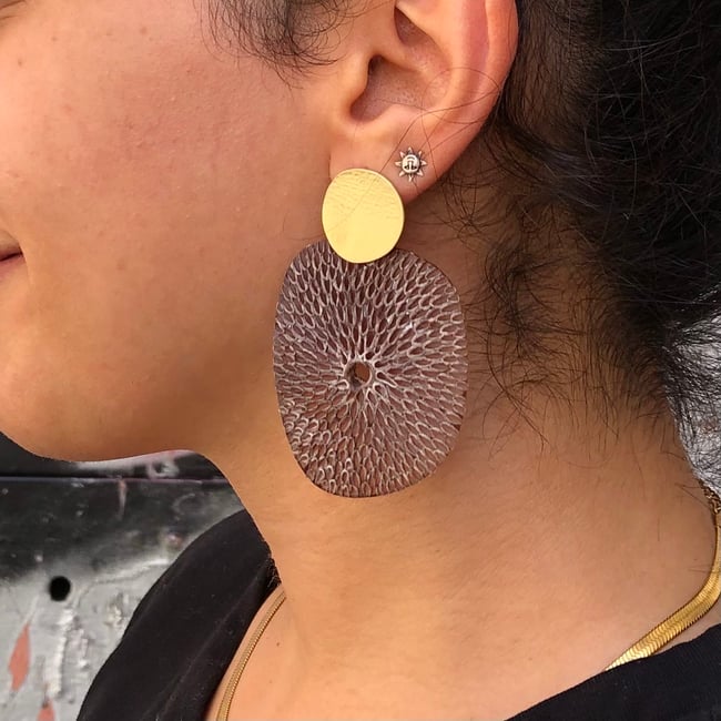 Orecchini Demo Lens brown