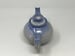 Image of White and Blue Glazed small Tea Pot