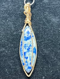 Lazurite In 12K Gold