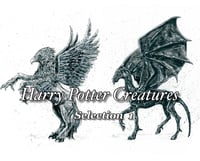 Image 1 of HP Magical Creatures Series - Selection 1 ( Buckbeak / Thestral )
