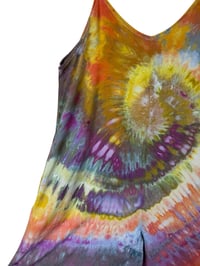 Image 5 of L Woven Wide-Leg Jumpsuit with Pockets in Warm Spiral Ice Dye