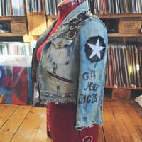 Image 3 of Denim jacket with lacings