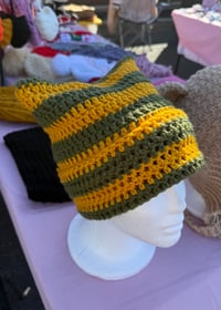 Image 5 of Fold-Over Cat Beanie