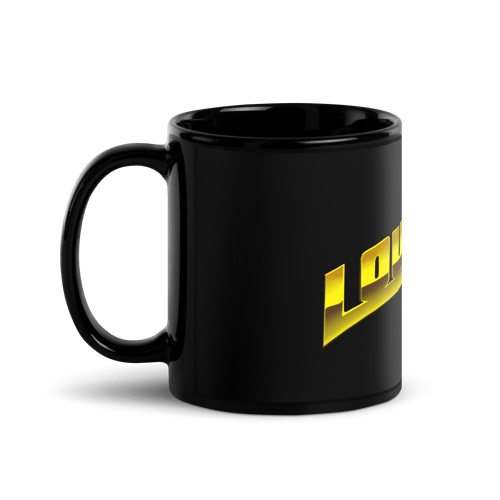 Image of LOWER AZ Black Glossy Mug