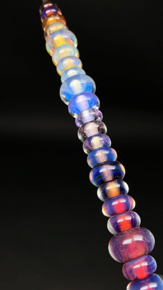 Set of 35 Rainbow Boro Beads Image 2