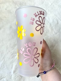 Image 1 of Affirmation Flowers Cold Cup