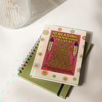 Image 3 of 10 Beading Affirmations Hardcover journal matte