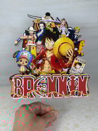 Image 1 of One Piece Cake Topper