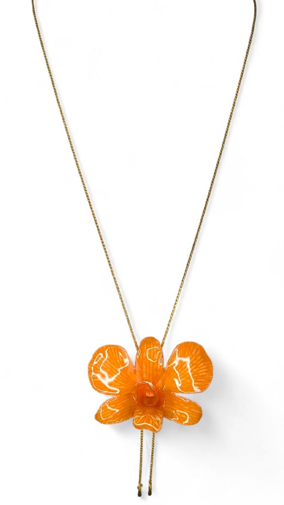 Image of Dendrobium Orchid Sliders (Blue & Oranges)