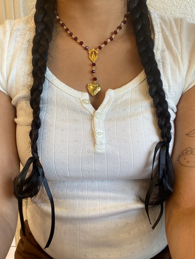 Je t'aime Locket Necklaces 