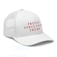 Image 2 of Pretty Girls Vote Trump - Trucker Cap from PatriotsCo.com