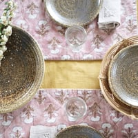 Image 1 of Assiettes à dessert, saladier En grès Potier de l'abbaye
