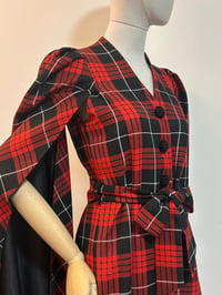 Image 2 of Tartan Tatyana Cape Coat