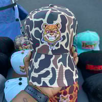 BERR MASCOT DUCK CAMO SNAPBACK {GREEN}