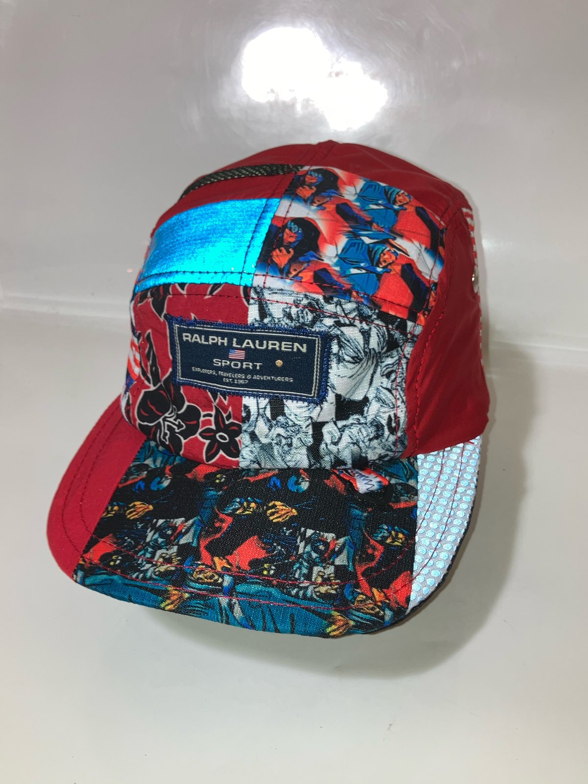 Liquid Polo Swords Sport X Flavorseal Upcycled Hi-Viz 5-Panel Hat