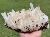 Image 15 of Quartz Crystal Points Cluster With Iron Inclusions #1396
