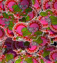 Kermit Cupid Sticker