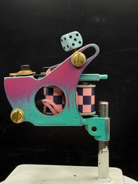 Image 1 of TEAL FADE CRACKER LINER 1031